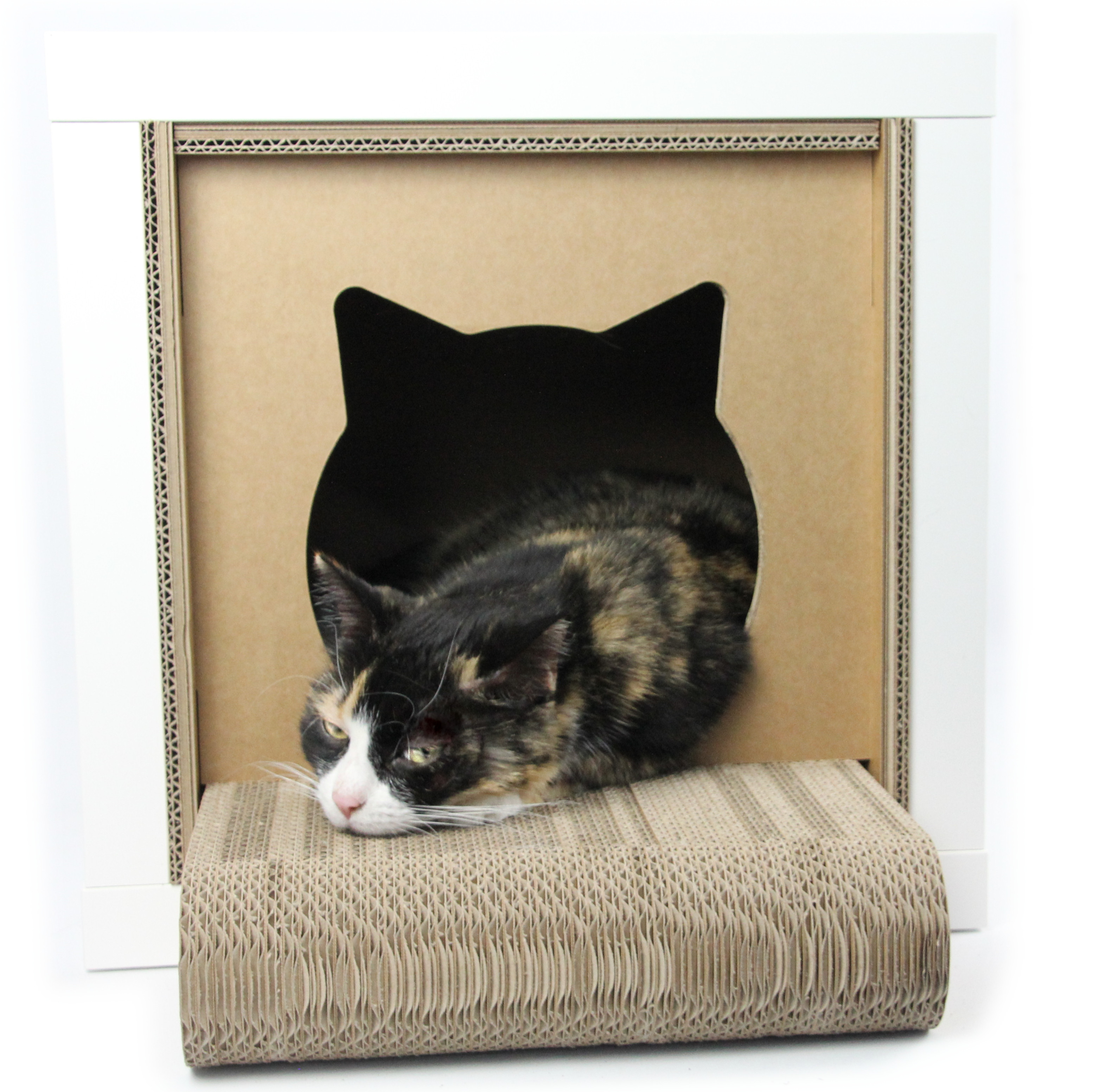 KALLAX Regal Einsätze Katzenloggia aus Wellpappe by KUBBY KALLAX Regal Einsätze Katzenloggia aus Wellpappe by KUBBY