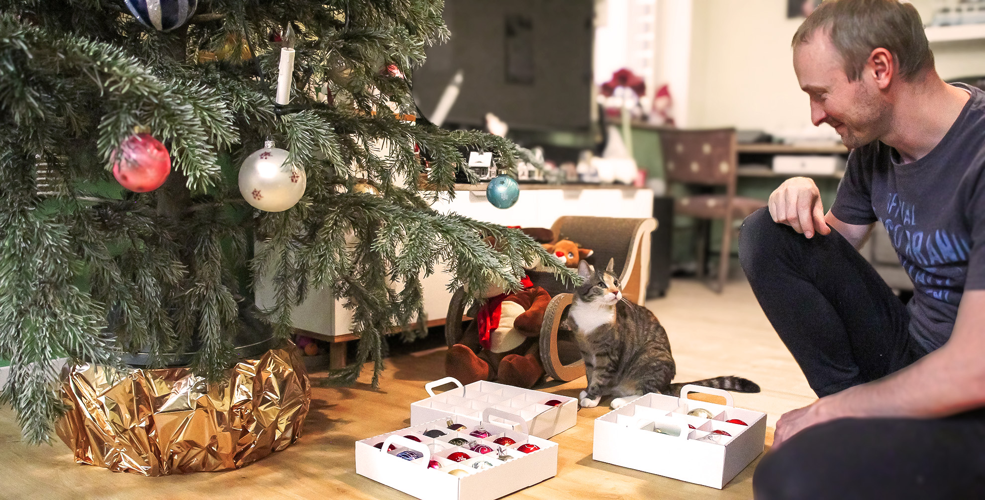Weihnachsbaum Schmücken bei uns zuhause Weihnachsbaum schmücken - Tradition mit Gefühl