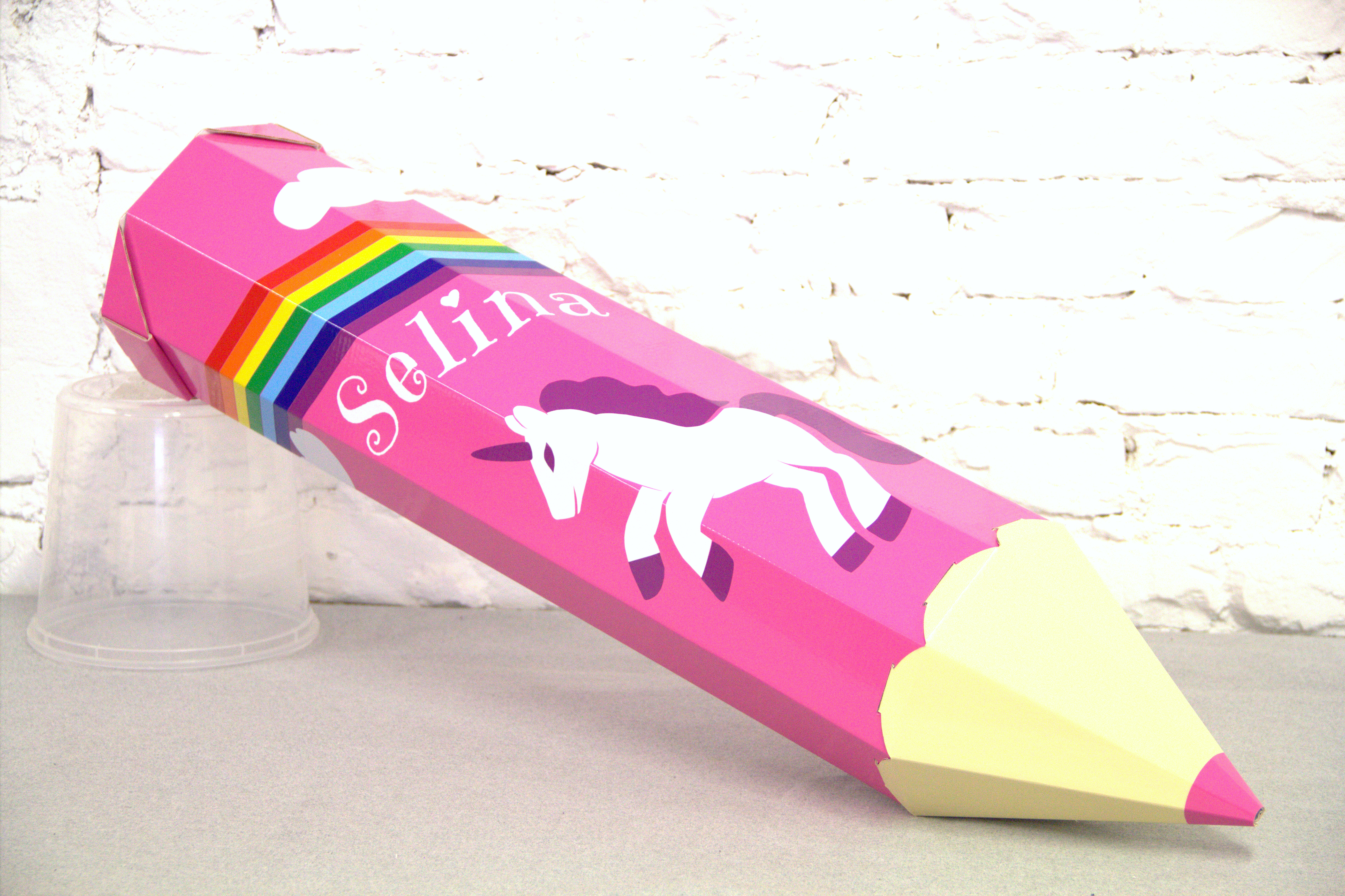 Buntstift-Schultüte "Einhorn"